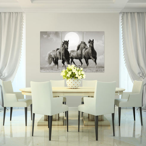 Wandbilder Wohnzimmer XXL Pferde Moderne Bilder Tiere